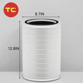 12010 HEPA Air Filter Replacement for Cloroxs 11010 & 11011 Air Purifier Parts